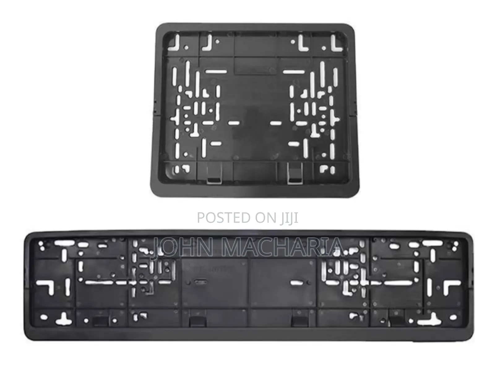 Universal Plastic Metallic Number Plate