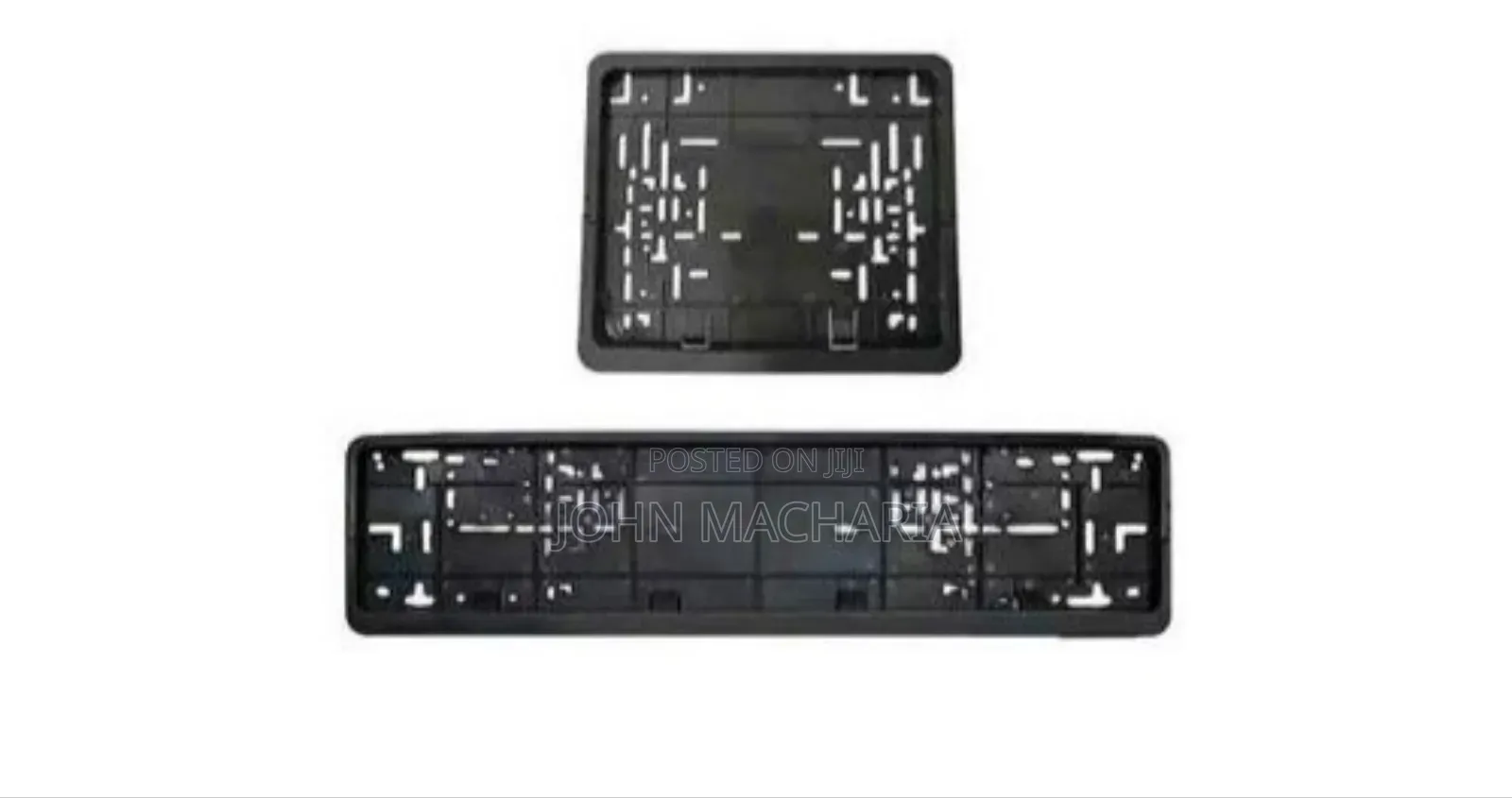 Universal Plastic Metallic Number Plate