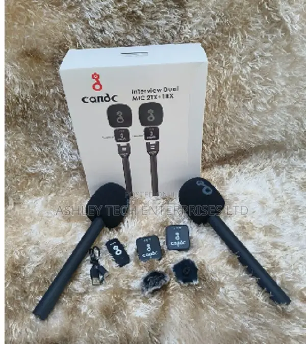 Advanced CandC 2TX + 1RX Clip-on Wireless Microphone