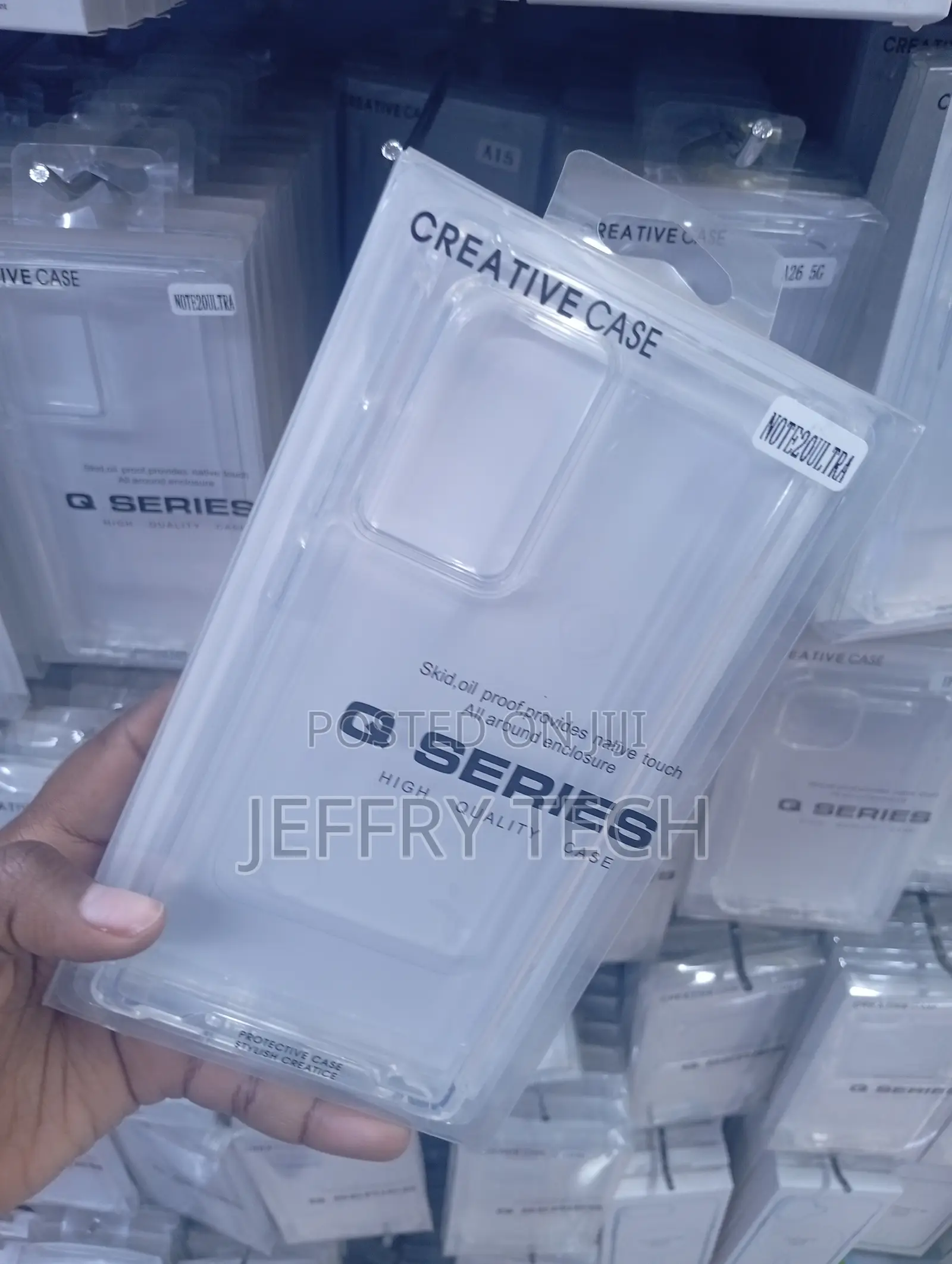 "Q Series" Creative Case Clear Protective Phone Cover