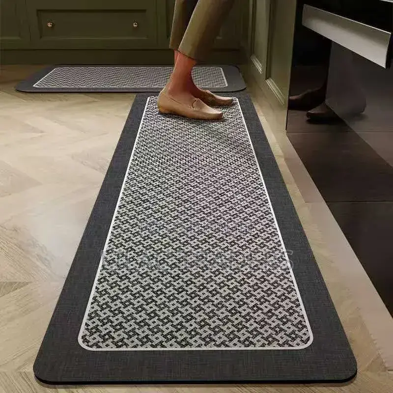 Rubber Bottom Kitchen Mat 2pcs