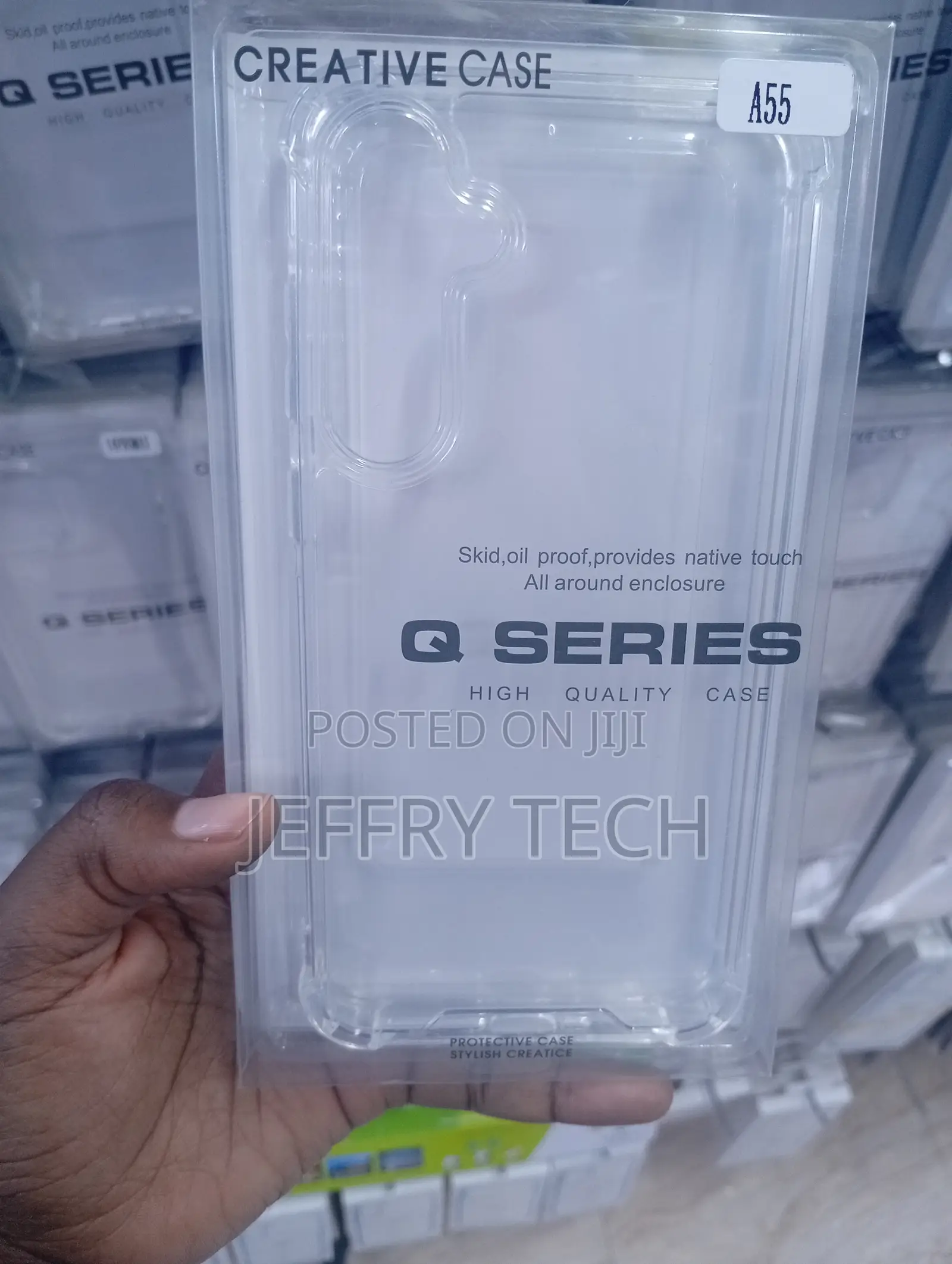 Soft TPU Protective Cover Is Designed for the Samsung Galaxy A55 5G.