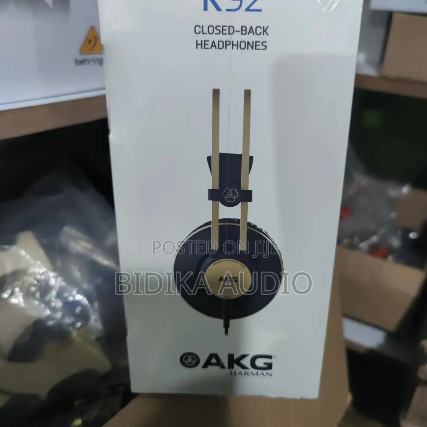 AKG Closed-Back Over-Ear Studio Headphones