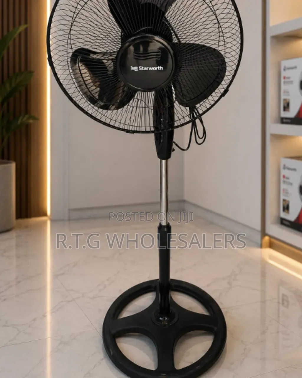 Starworth Powerful 16" Pedestal Fan