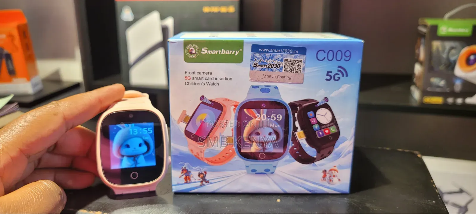 Kids Smartwatch With Simcard Slot C009-Pink