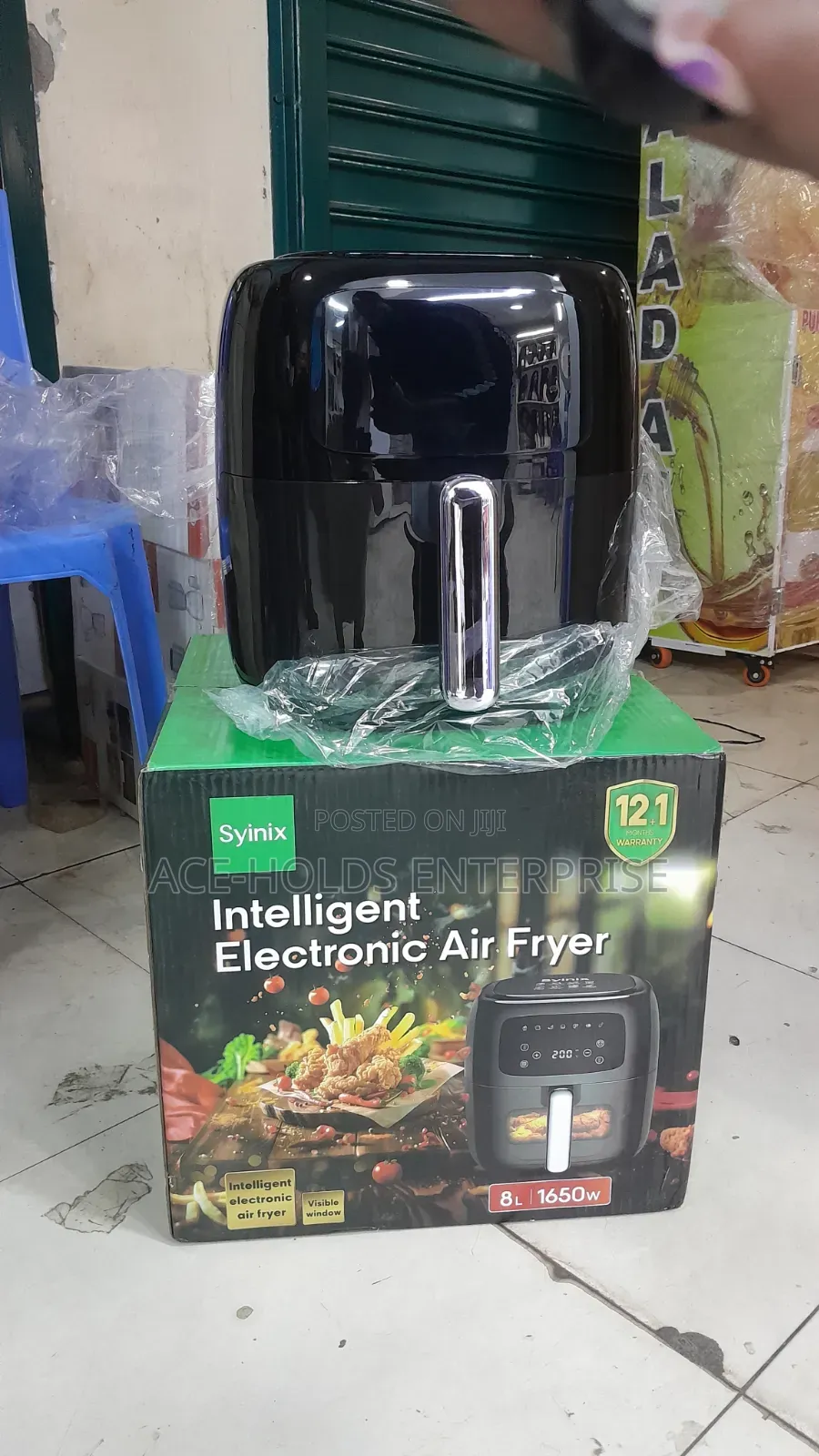 1650watts - Syinix Digital Touch Panel Air Fryer 8 Litres