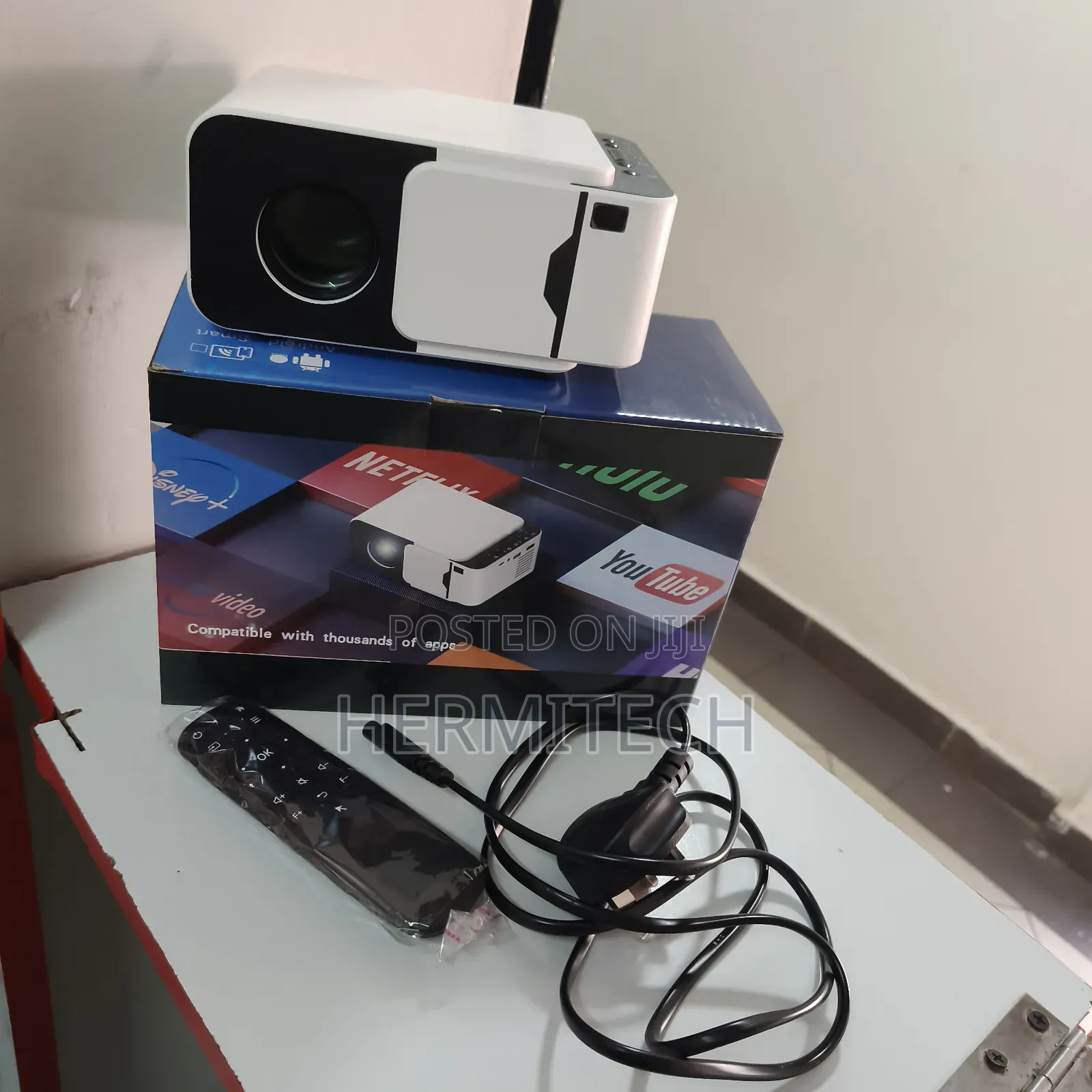 T6 Projectors Resolution WiFi Support Bt Connection HDMI USB Ports