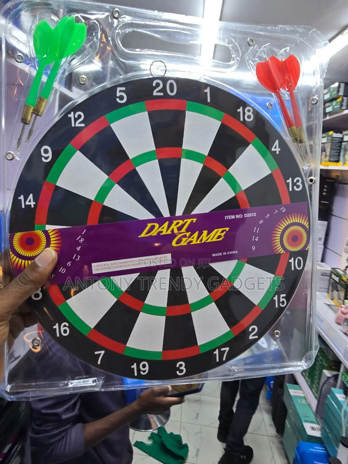 Classic Dart Board Set With 6 Darts for Adults Family
