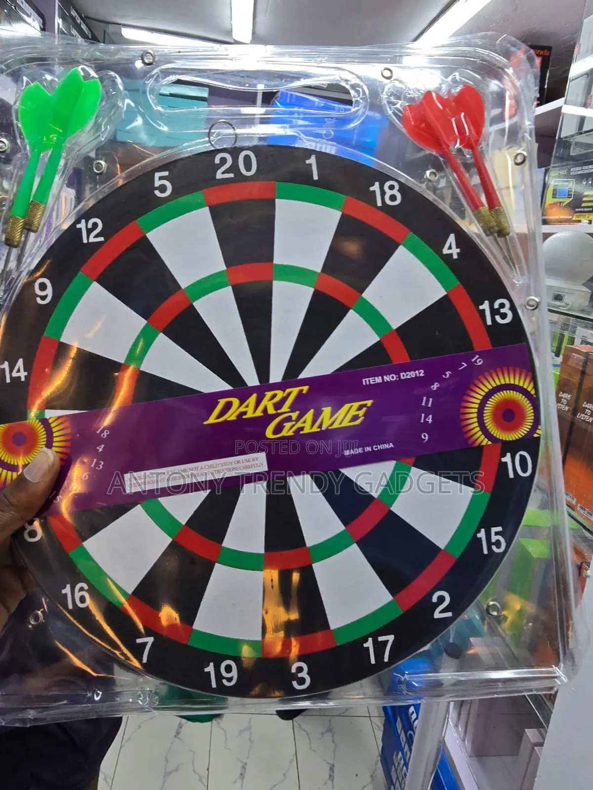 Classic Dart Board Set With 6 Darts for Adults Family