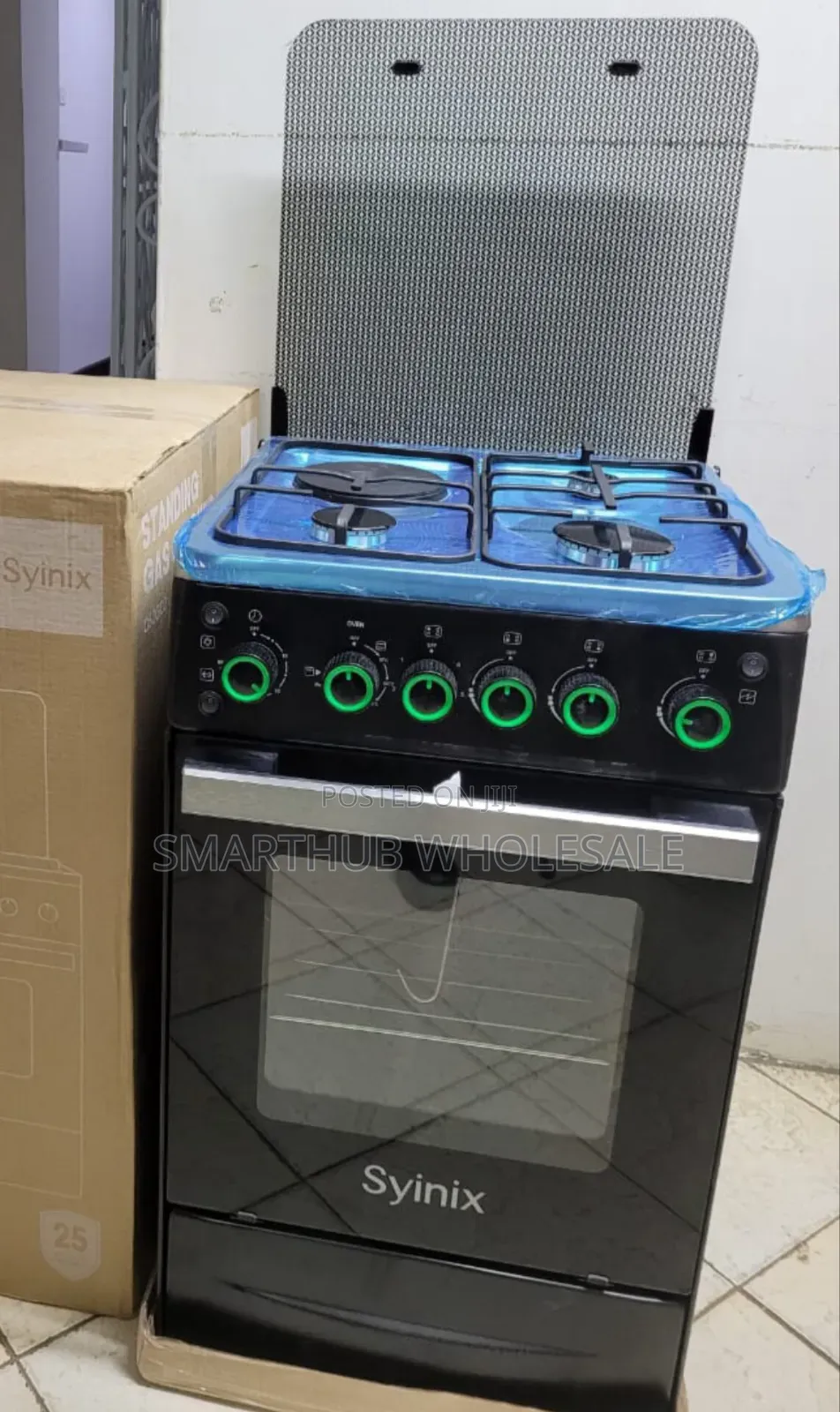 Syinix 50by 50 Standing Cooker With Electric Oven