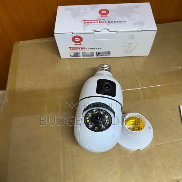 V380 Pro Dual Lens Smart Bulb Camera – WiFi PTZ With Night Vision