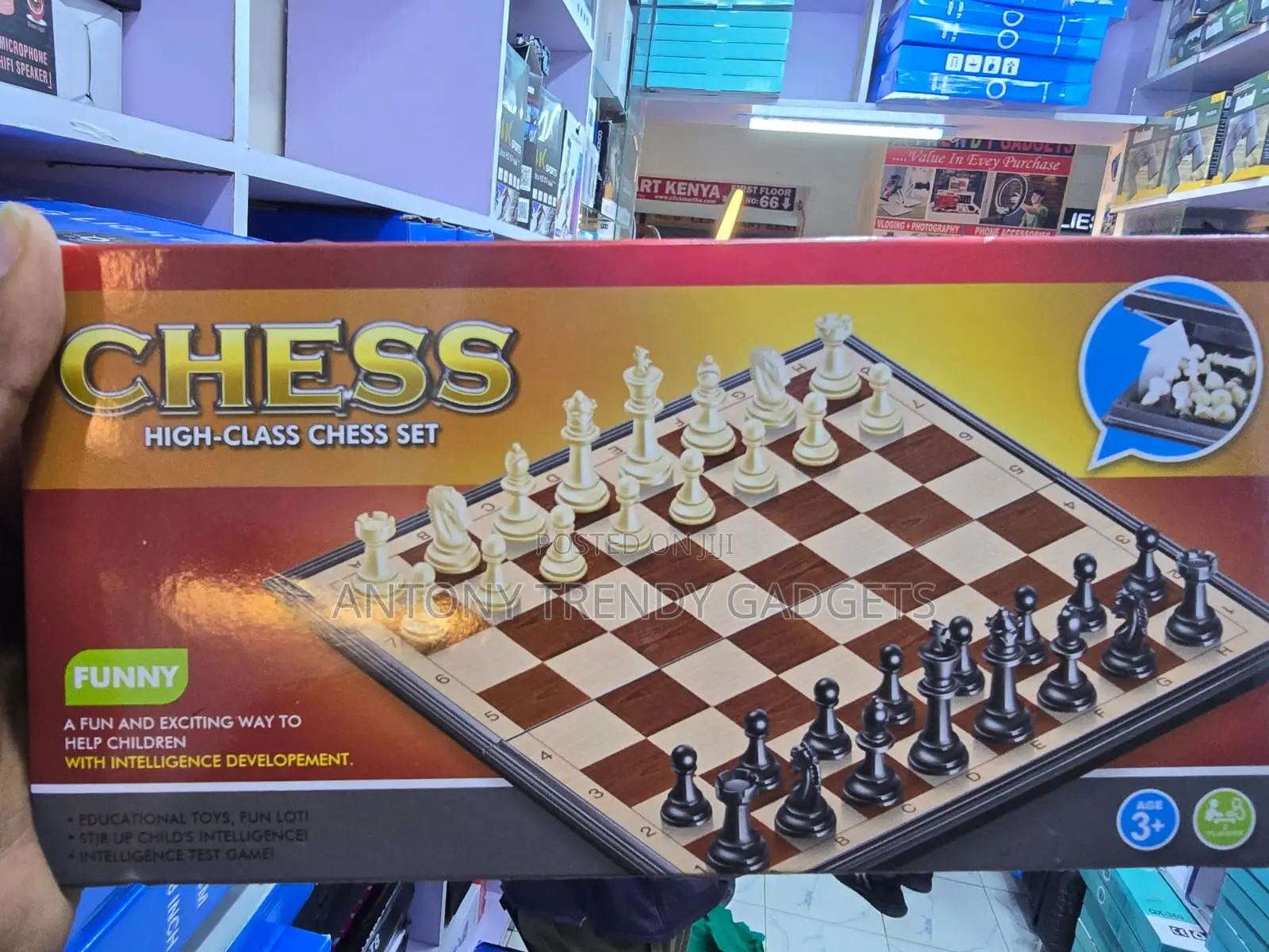 Magnetic Folding Chess Set for Kids Adults