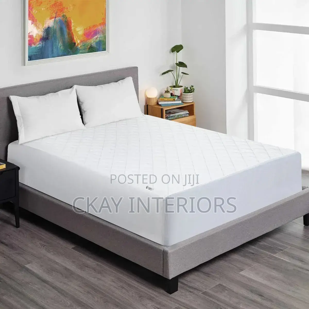 Plain White, Spill Blocked Waterproof Mattress Protectors