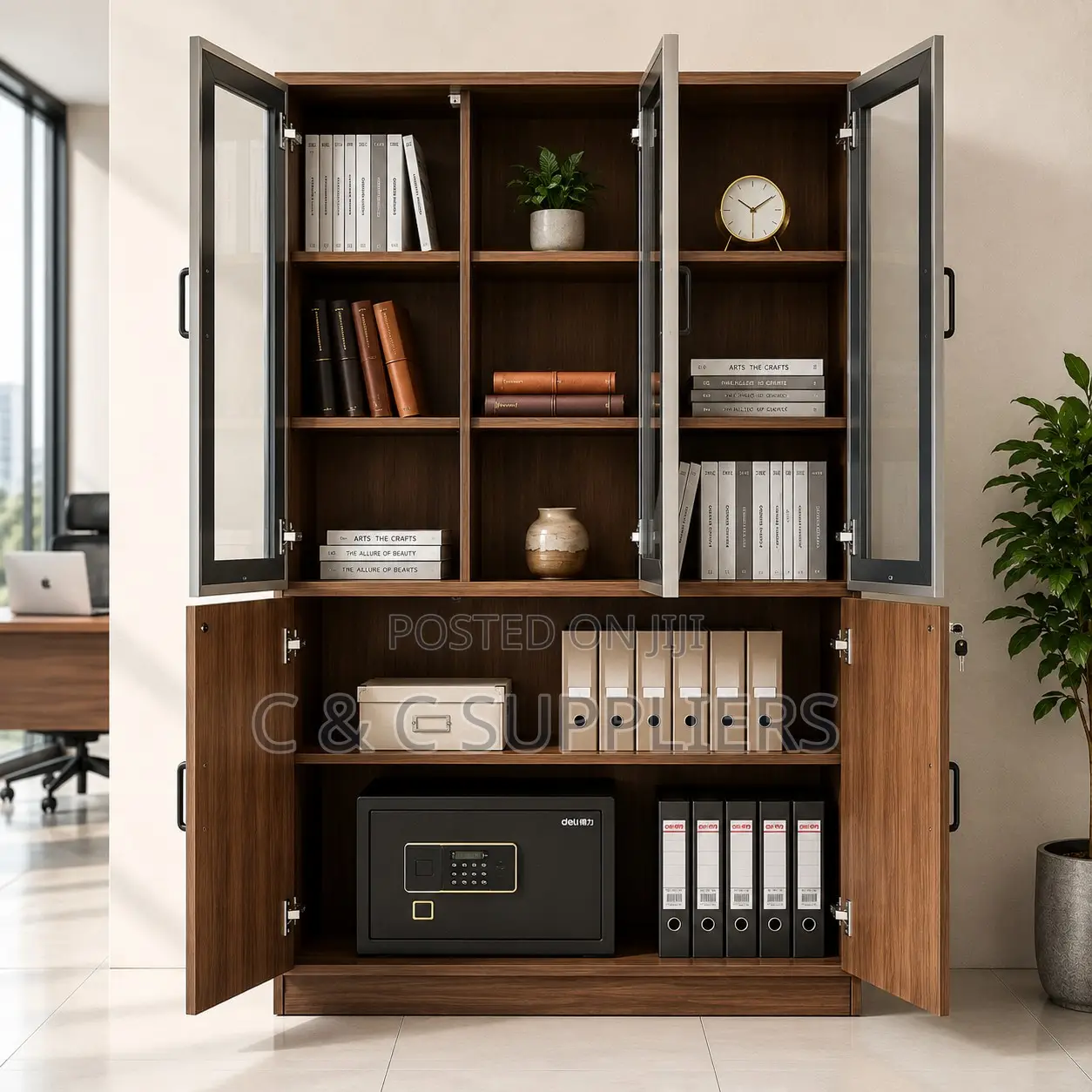 Office Imported 3-Door's File Cabinet.