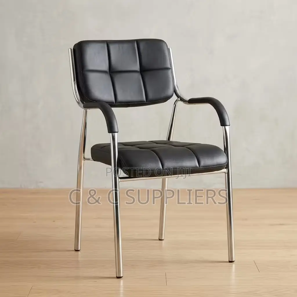 Simple Leather Padded Catalina Chair