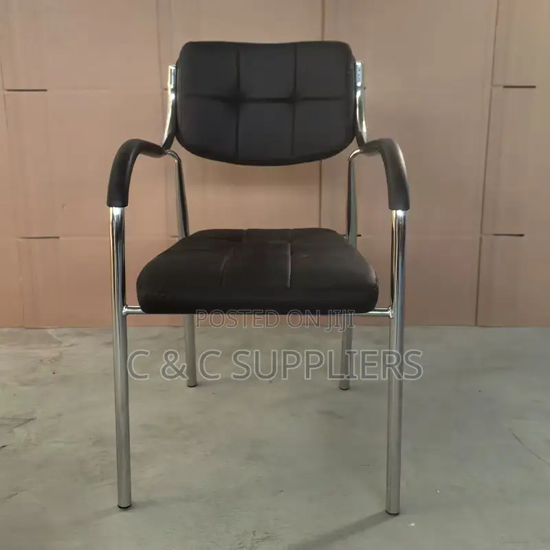 Simple Leather Padded Catalina Chair