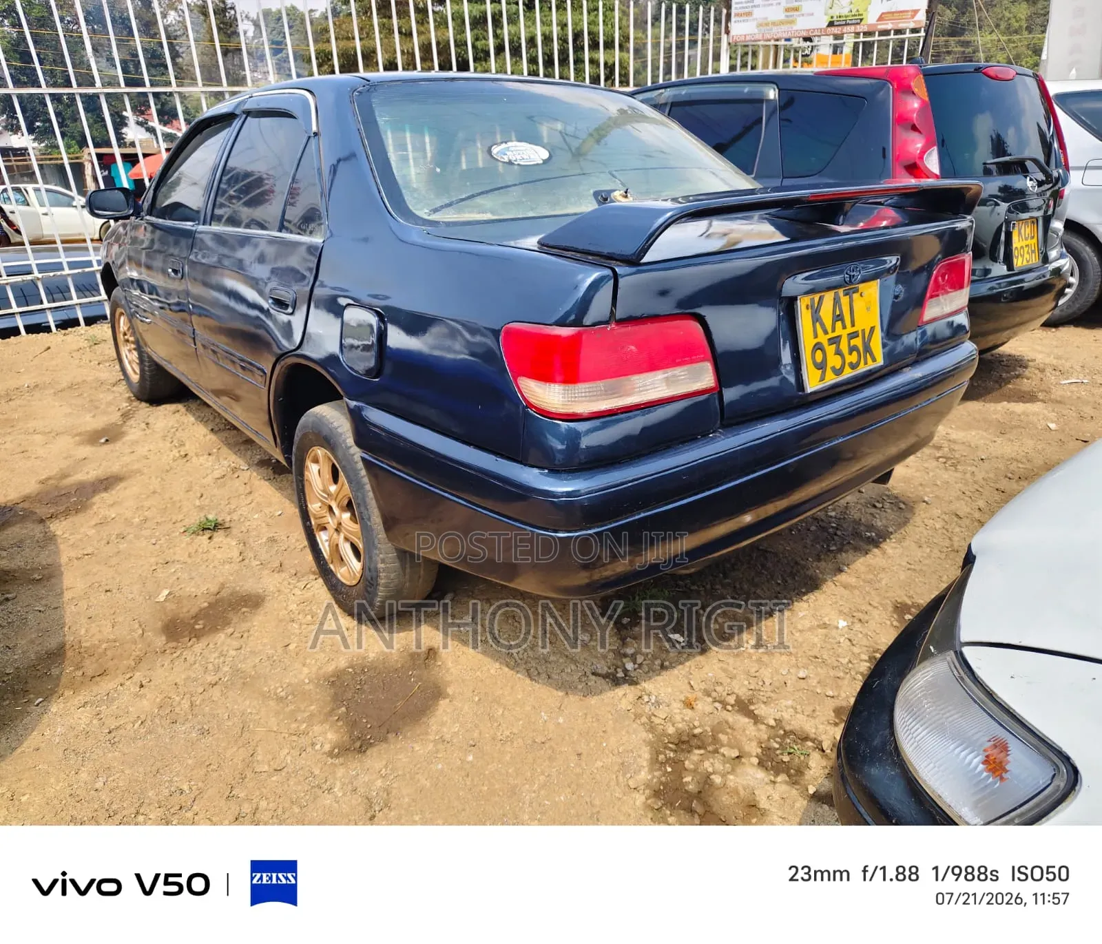 Toyota Carina 1.5 FWD Sedan 1995 Blue
