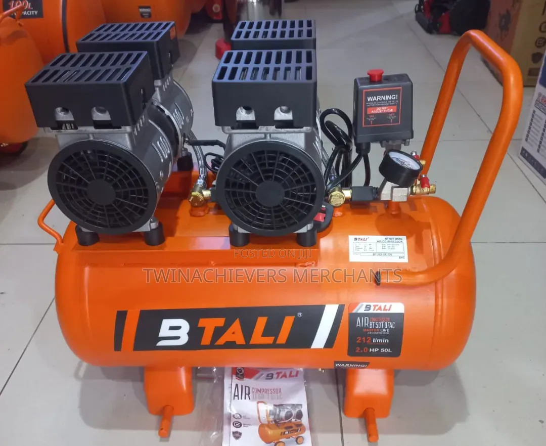 50-Liter Oil-Free Silent Air Compressor(Double Block)