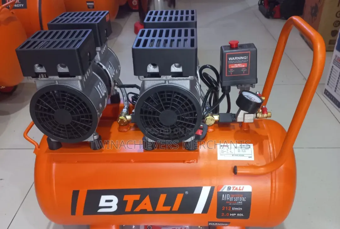 50-Liter Oil-Free Silent Air Compressor(Double Block)