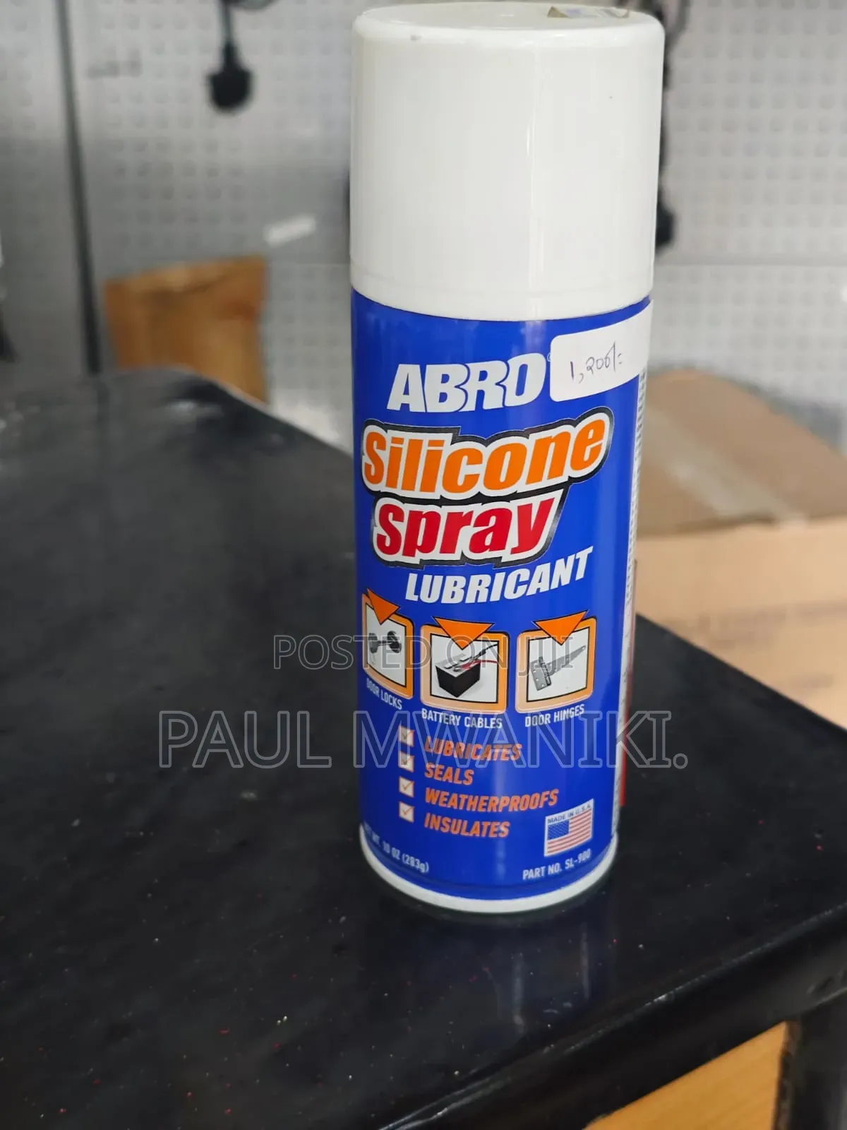 Heavy Duty ABRO Silicone Spray – Door, Rubber Battery Protection
