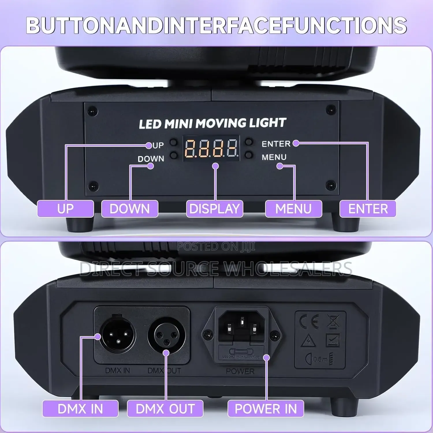 Professional 6-Arm RGBW Magic Beam Party Stage Lighting