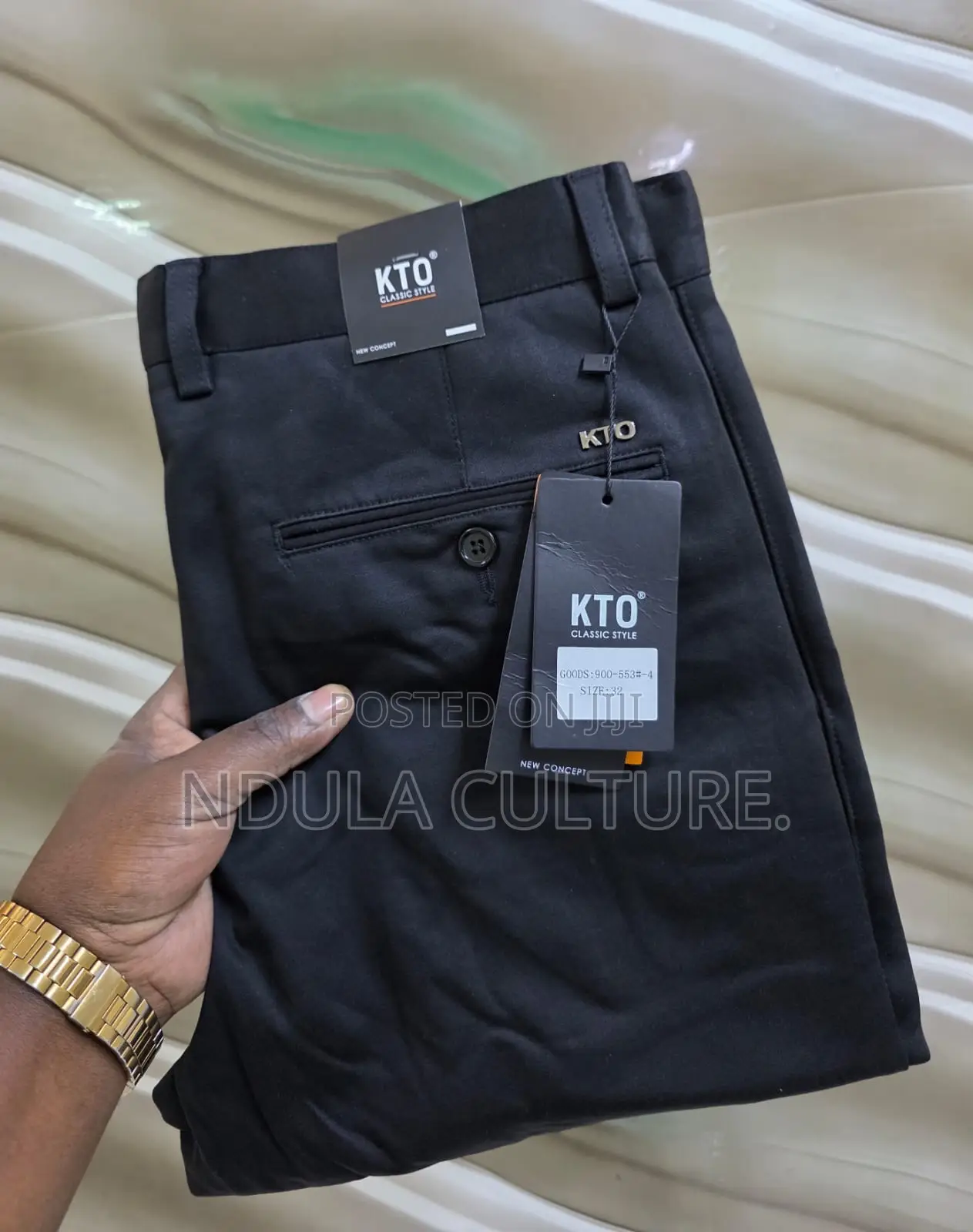 KTO and Timberland Khaki Trousers