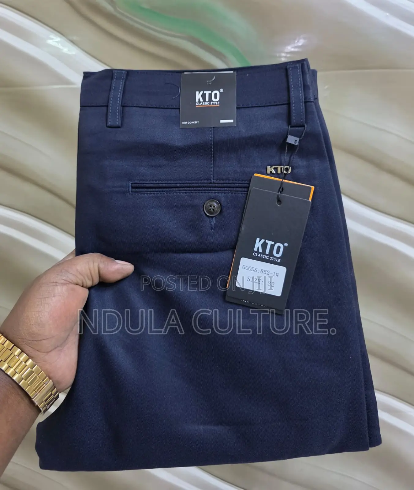 KTO and Timberland Khaki Trousers