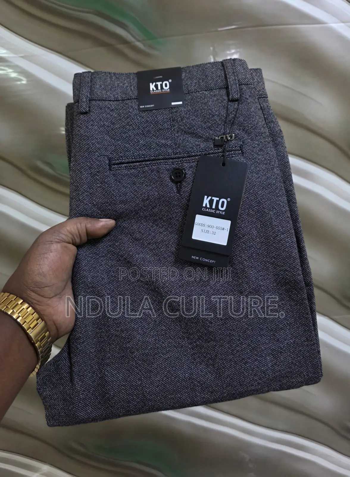 KTO and Timberland Khaki Trousers