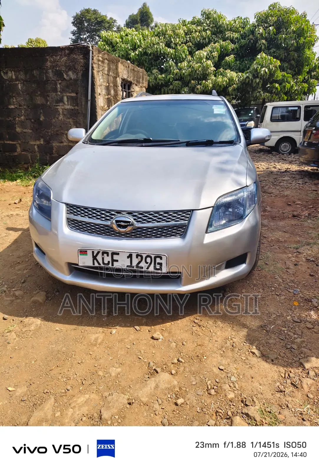 Toyota Corolla Fielder 1.5 Petrol FWD 2010 Silver