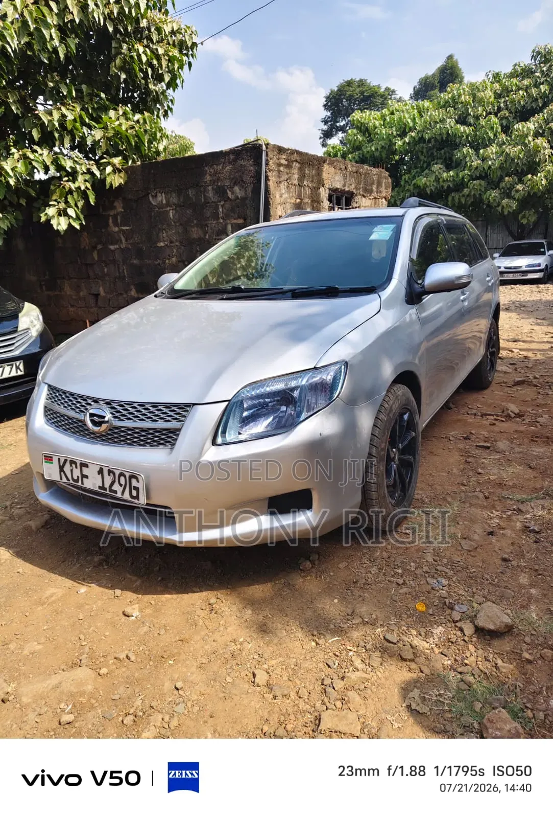 Toyota Corolla Fielder 1.5 Petrol FWD 2010 Silver