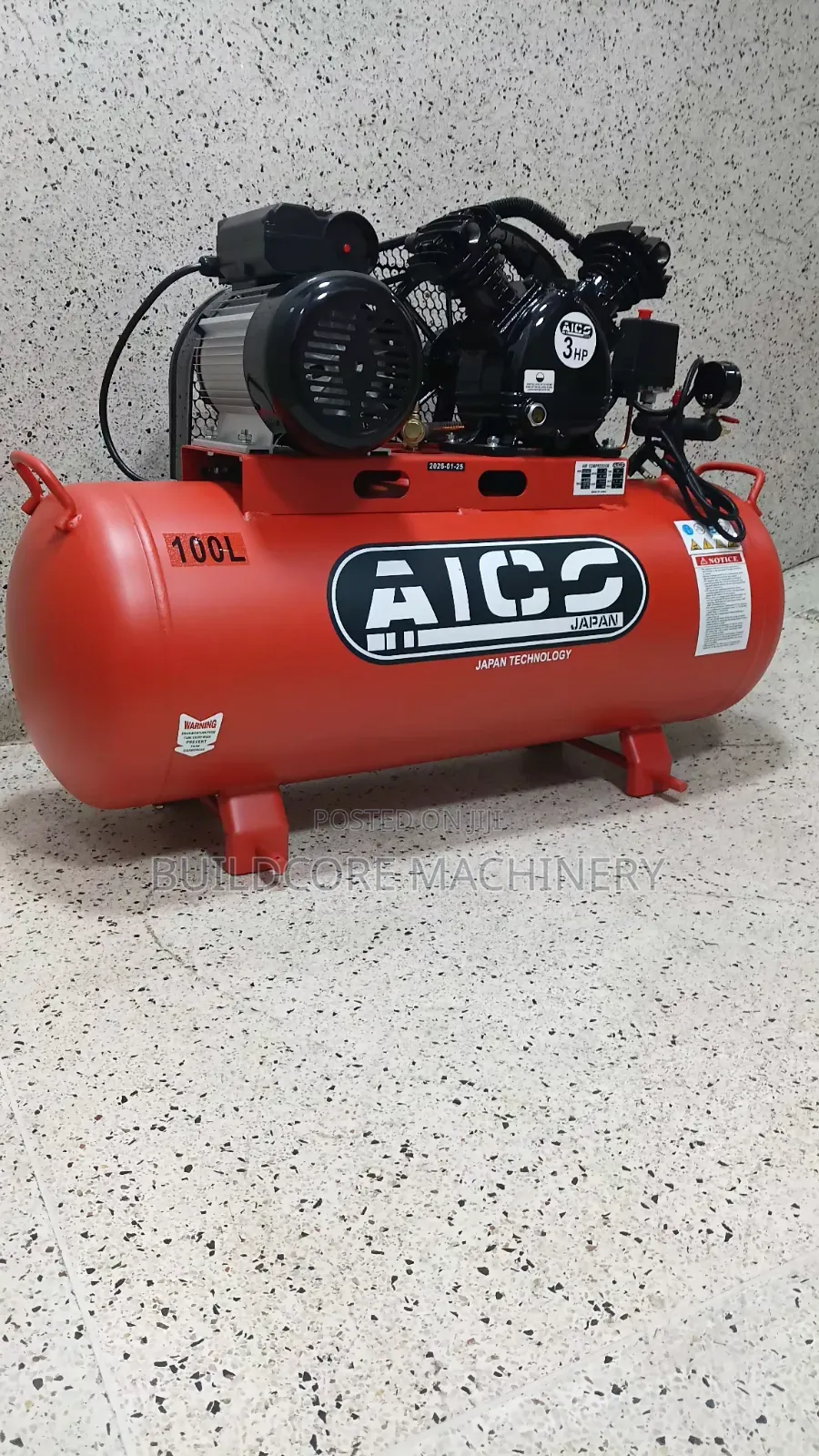 100litres Air Compressor Aico Single Phase Compressor