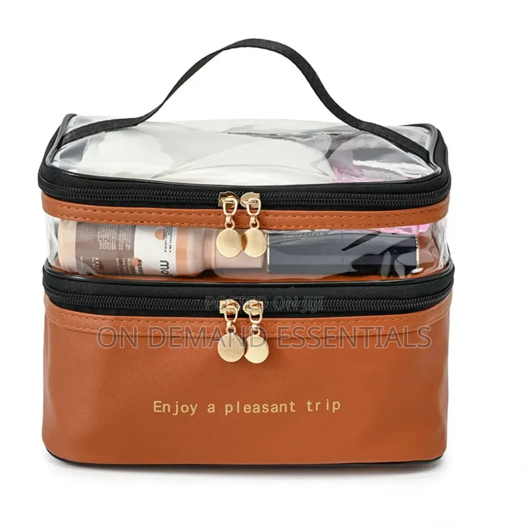 Double Layer PVC Cosmetic Bag