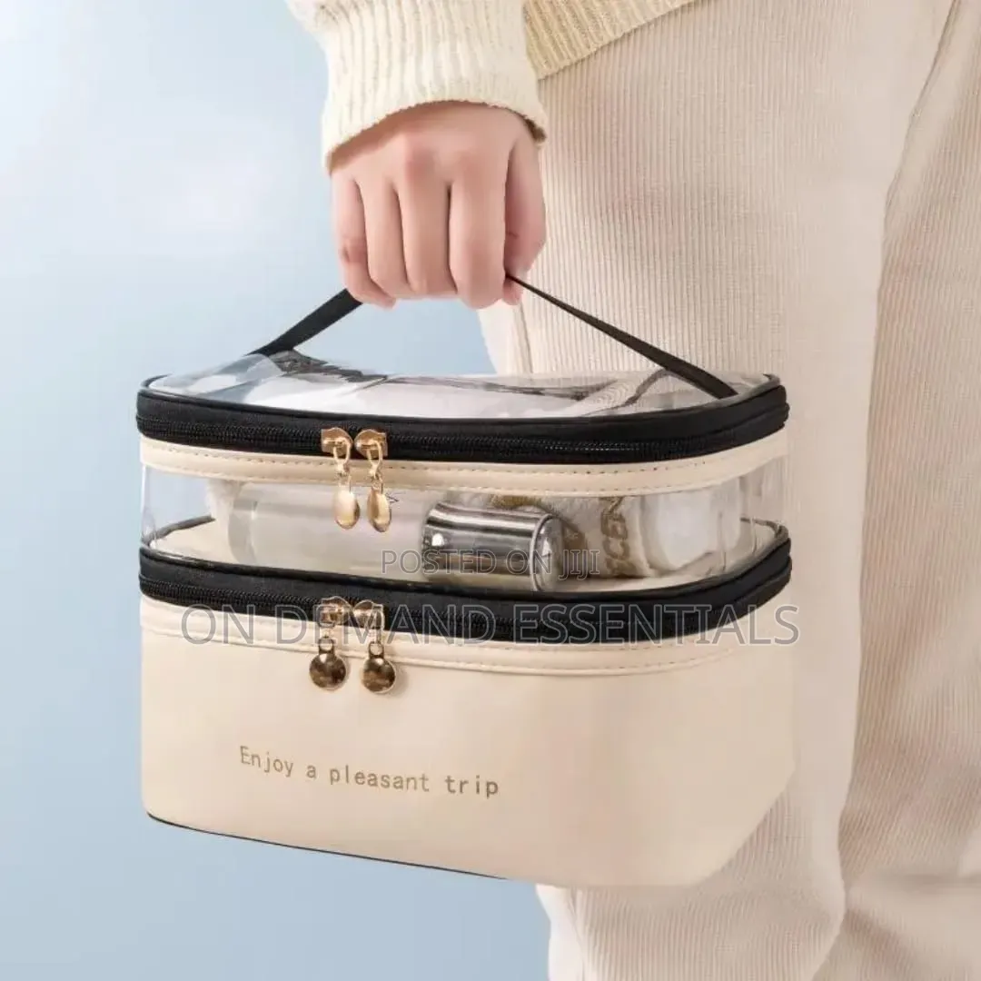 Double Layer PVC Cosmetic Bag