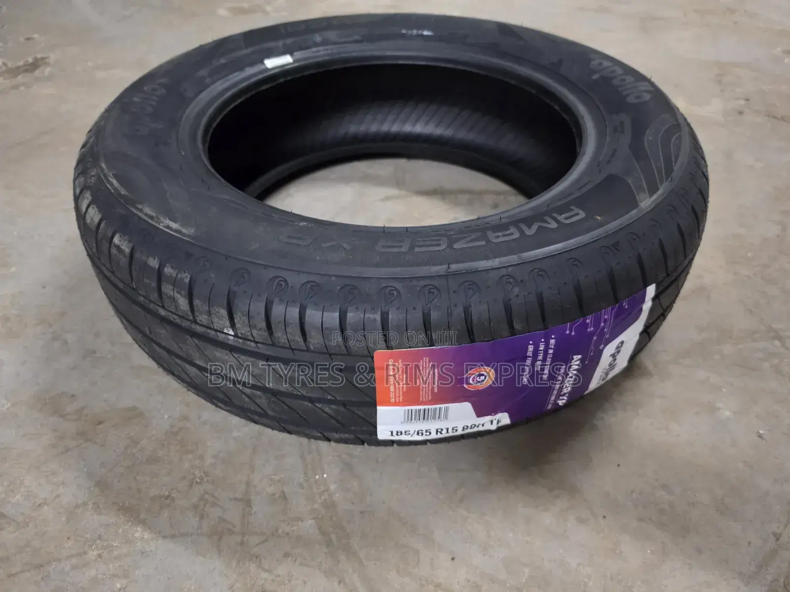 185 /65 R15 Apollo I Tires (India)