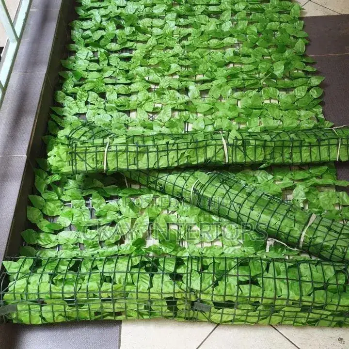 Light Green Elegant Privacy Solutions Artificial Balcony Fence