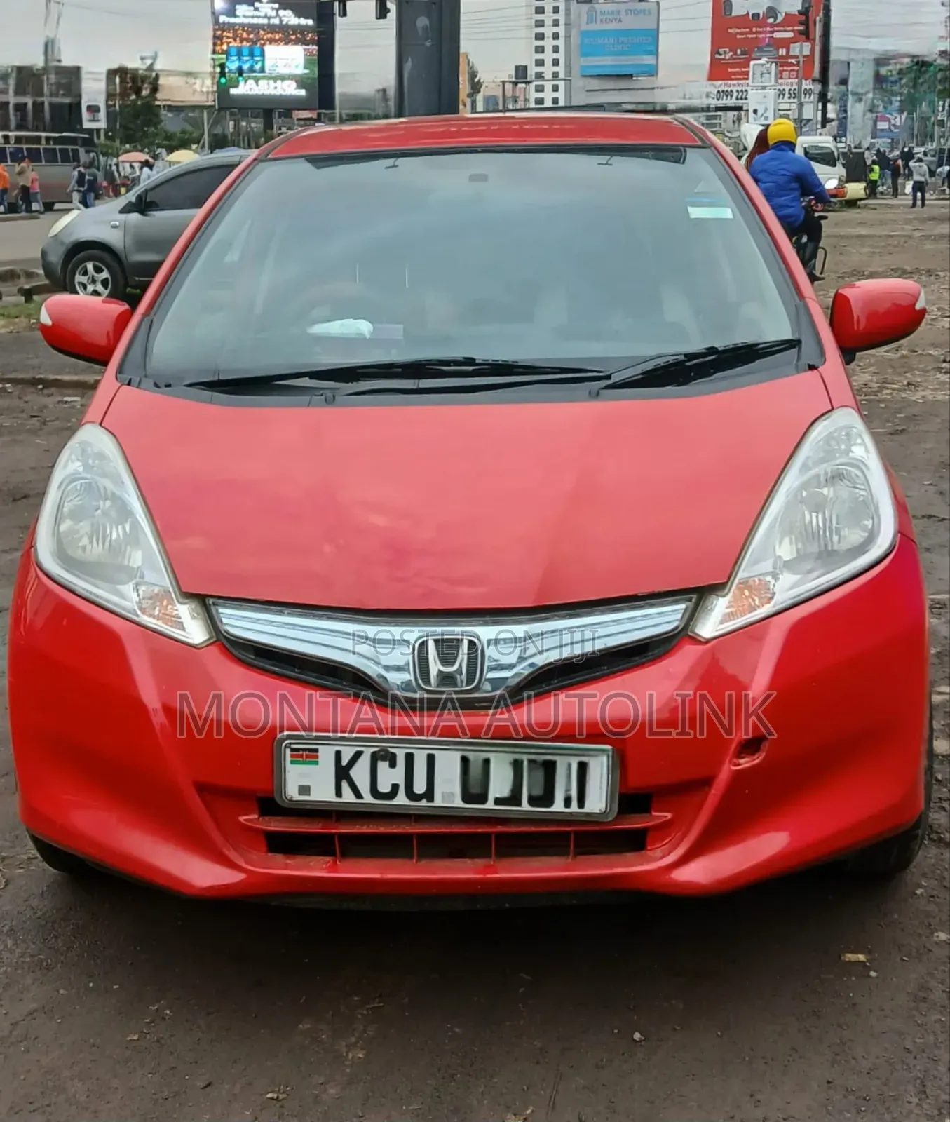 Honda Fit Automatic 2012 Red