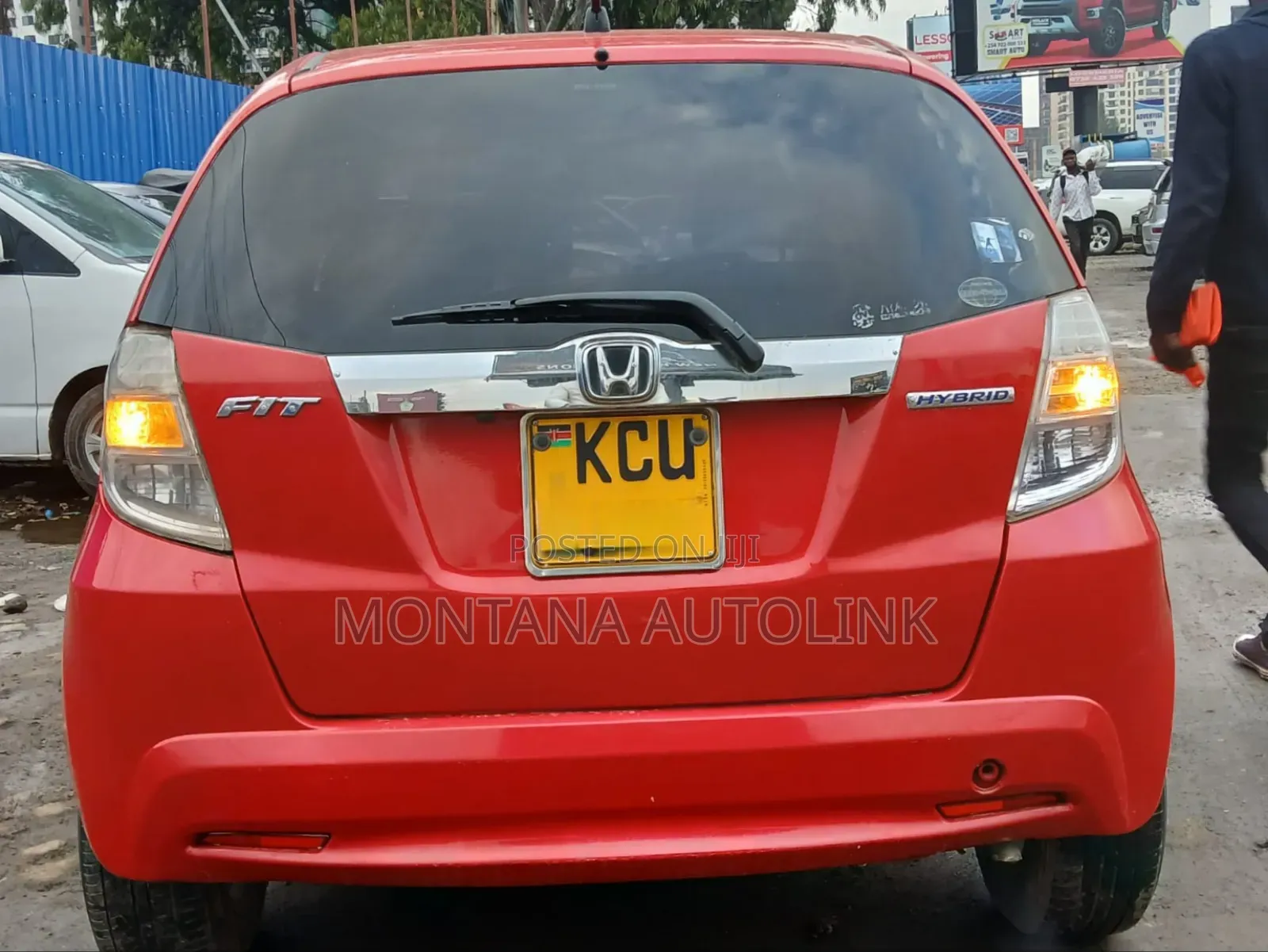 Honda Fit Automatic 2012 Red