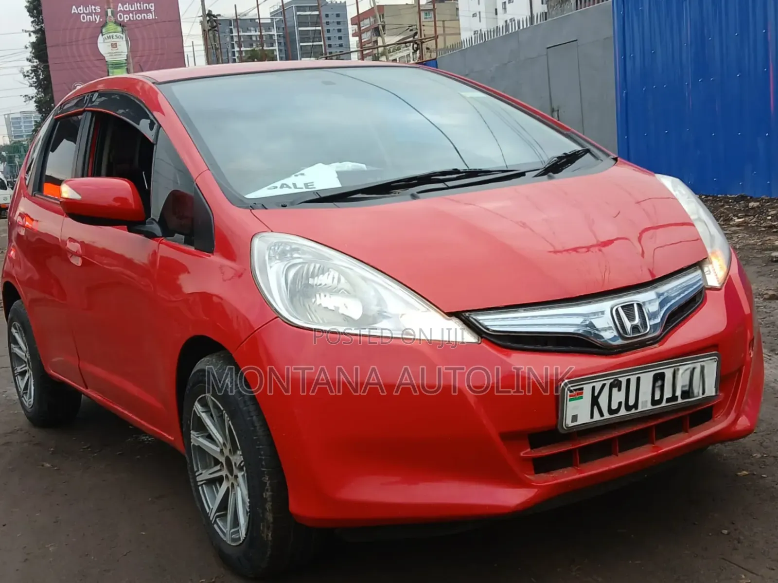 Honda Fit Automatic 2012 Red