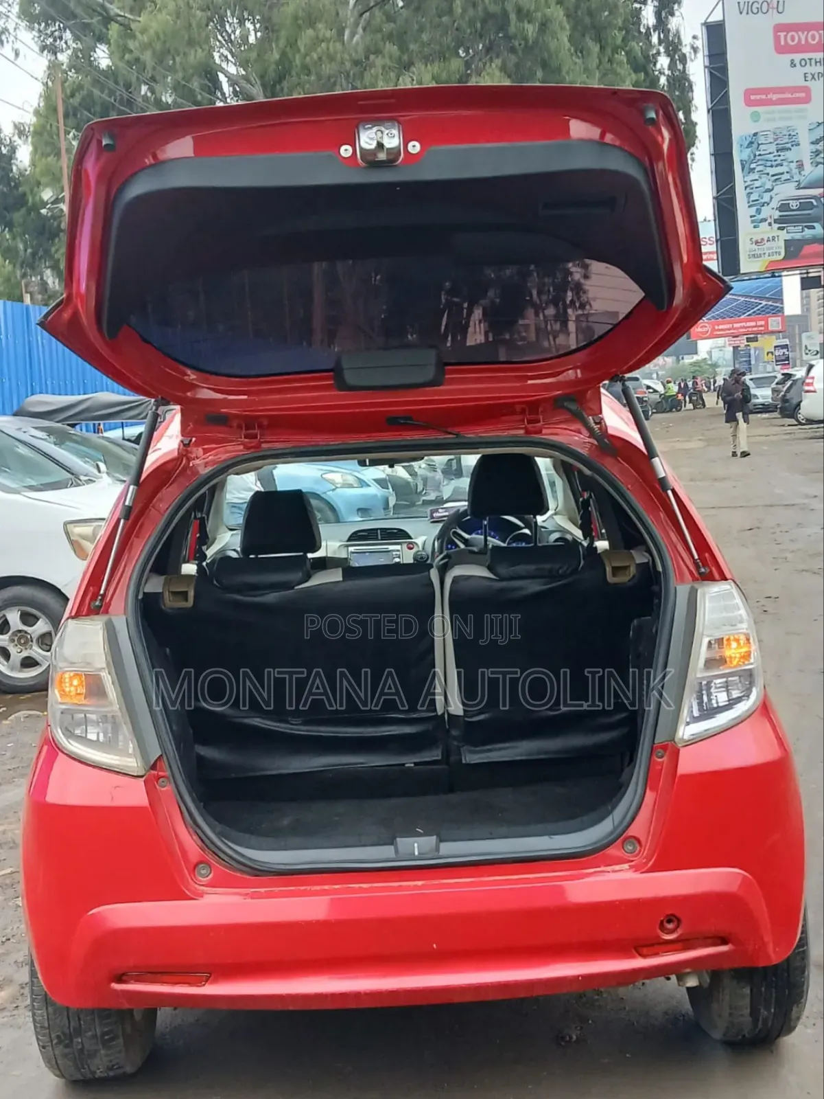 Honda Fit Automatic 2012 Red