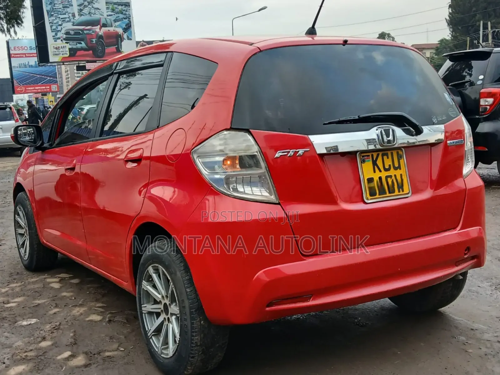 Honda Fit Automatic 2012 Red