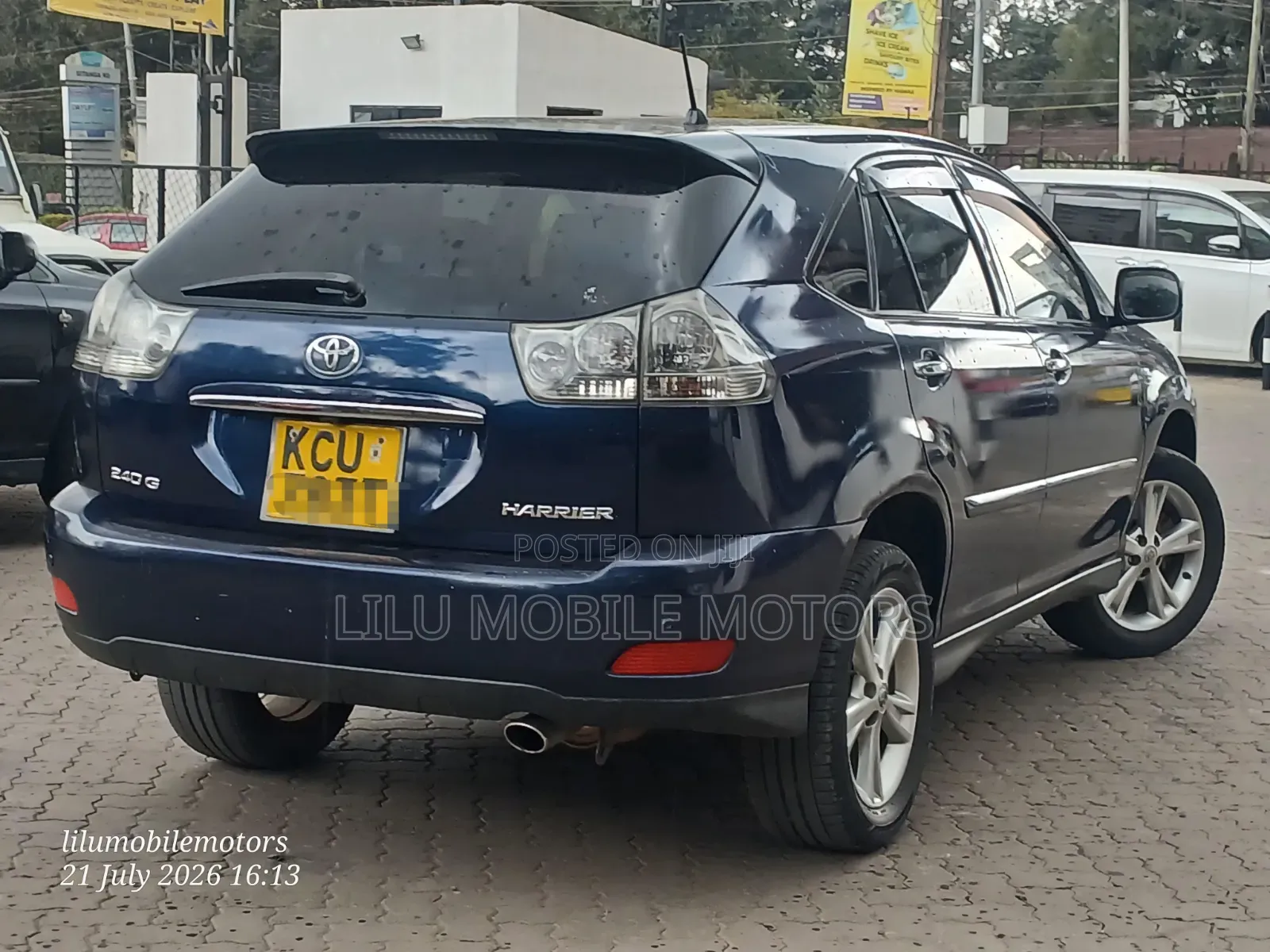Toyota Harrier 2012 Blue