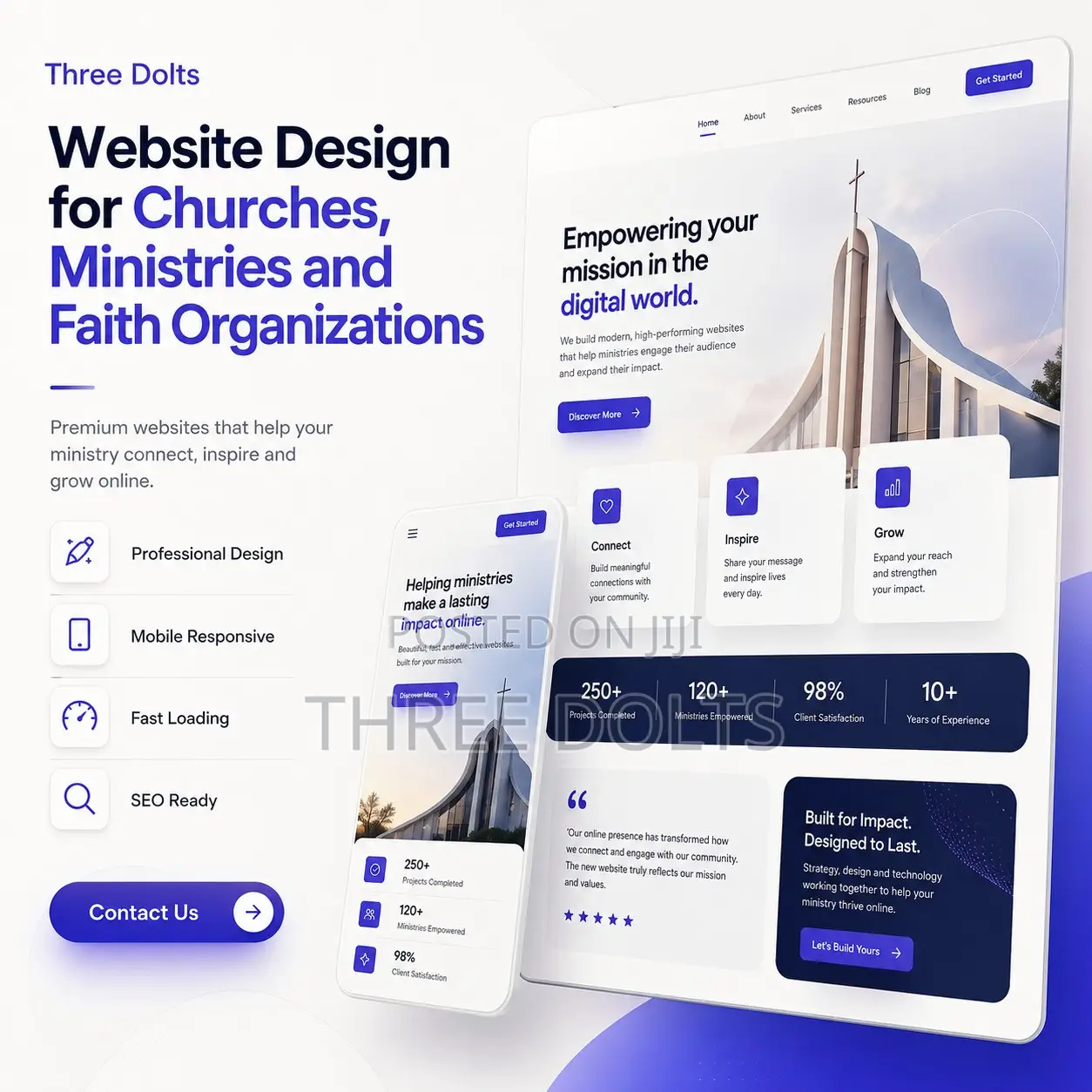 Website Design for Churches, Ministries and Faith Organizations