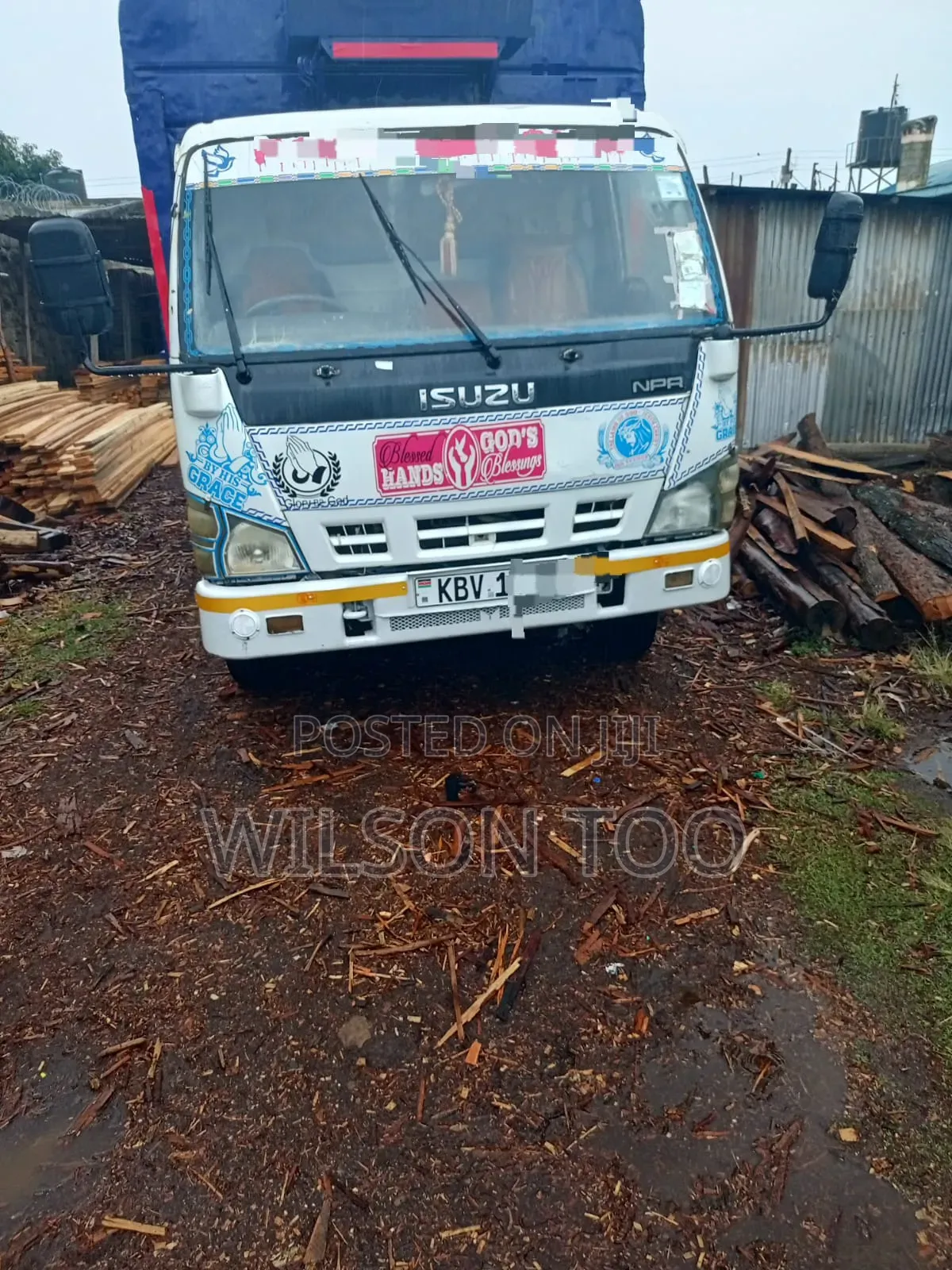 ISUZU 4.3 NPR KBV White and Blue