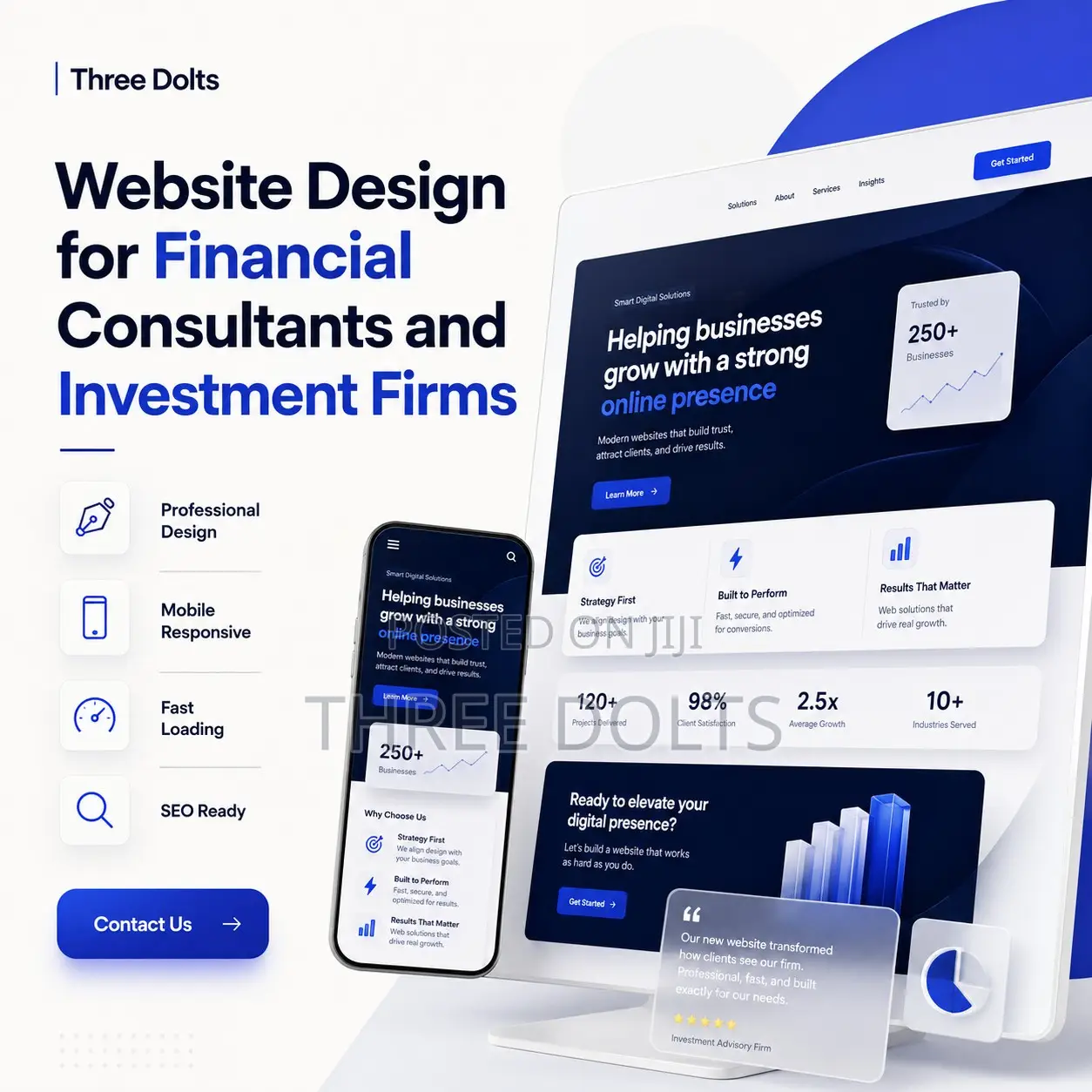 Website Design for Financial Consultants and Investment Firms