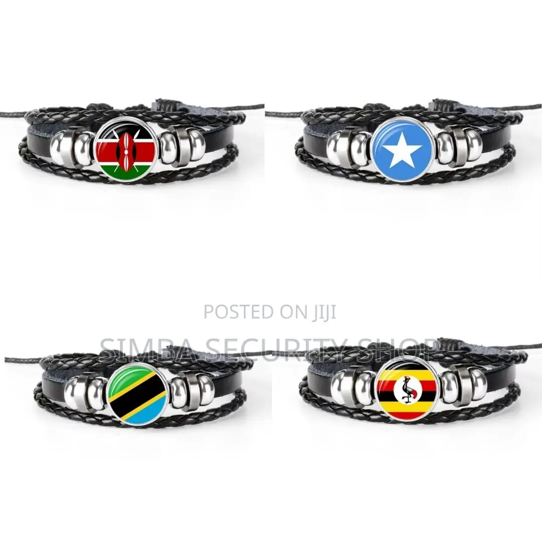 Country National Flag Bangle Bracelet Kenya Somalia Tanzania Uganda