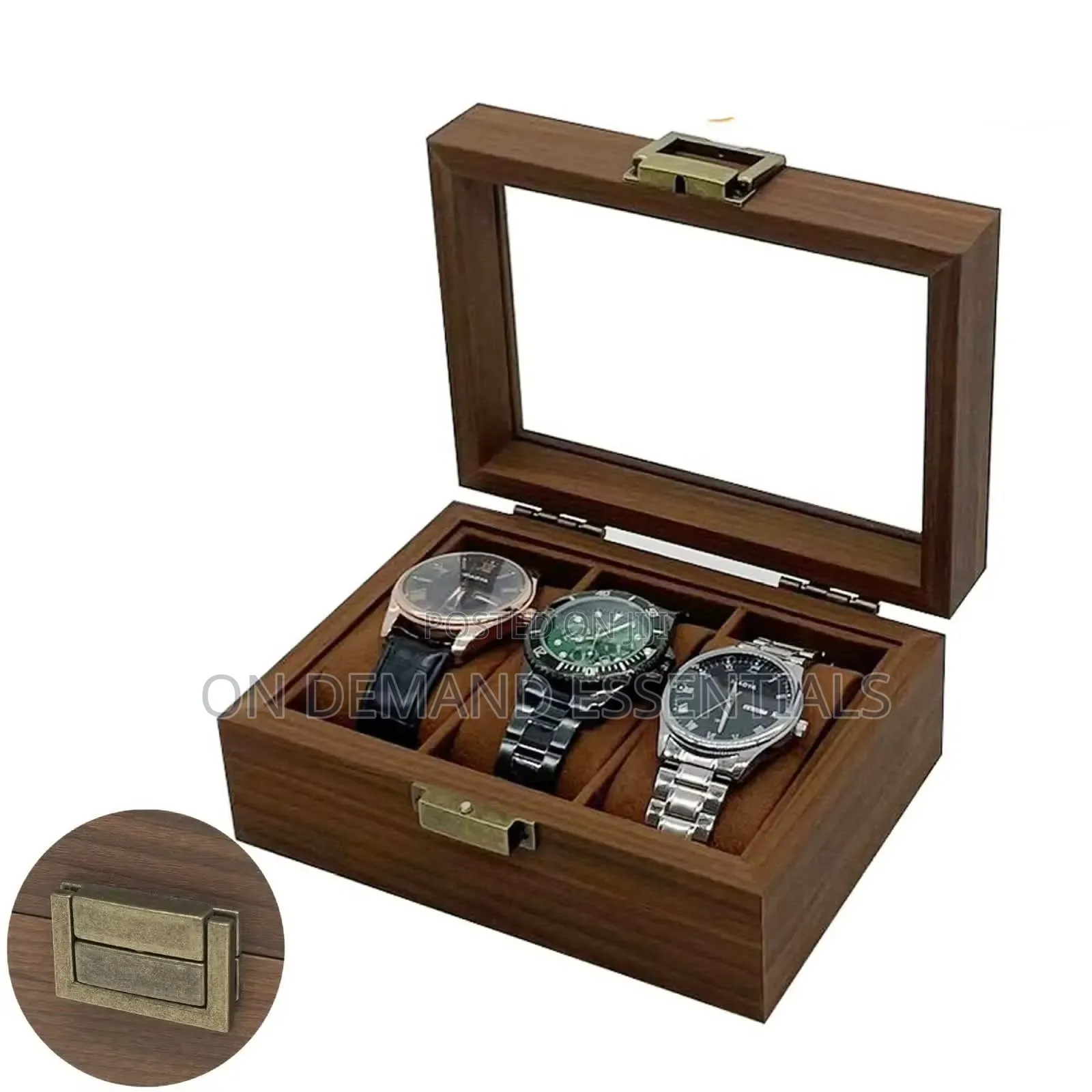 3 Slots Premium Quality Watch Organizer