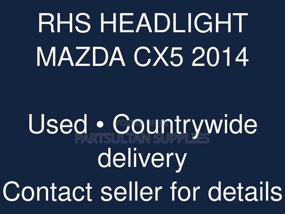 RHS Headlight Mazda Cx5 2014