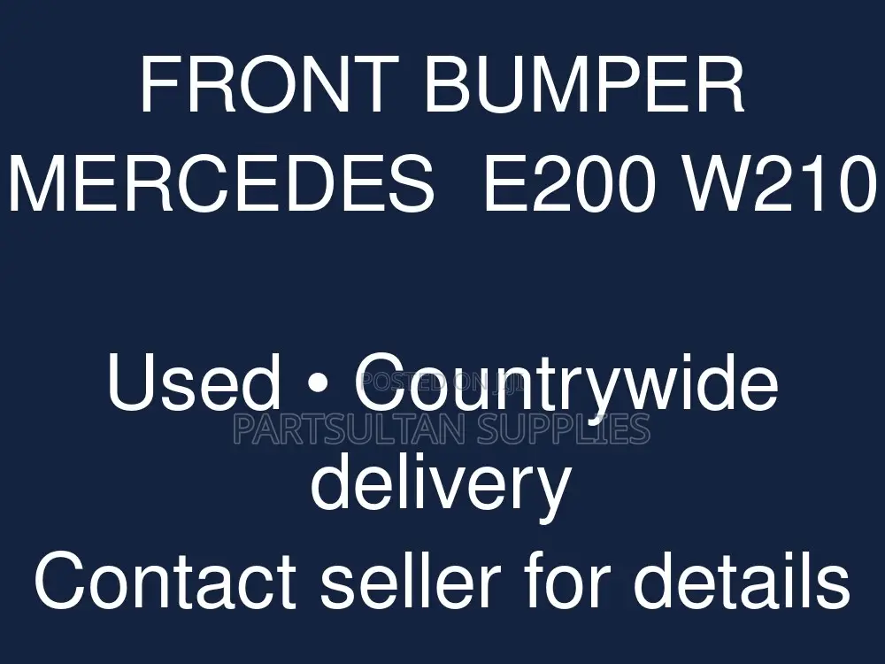 Front Bumper Mercedes E200 W210