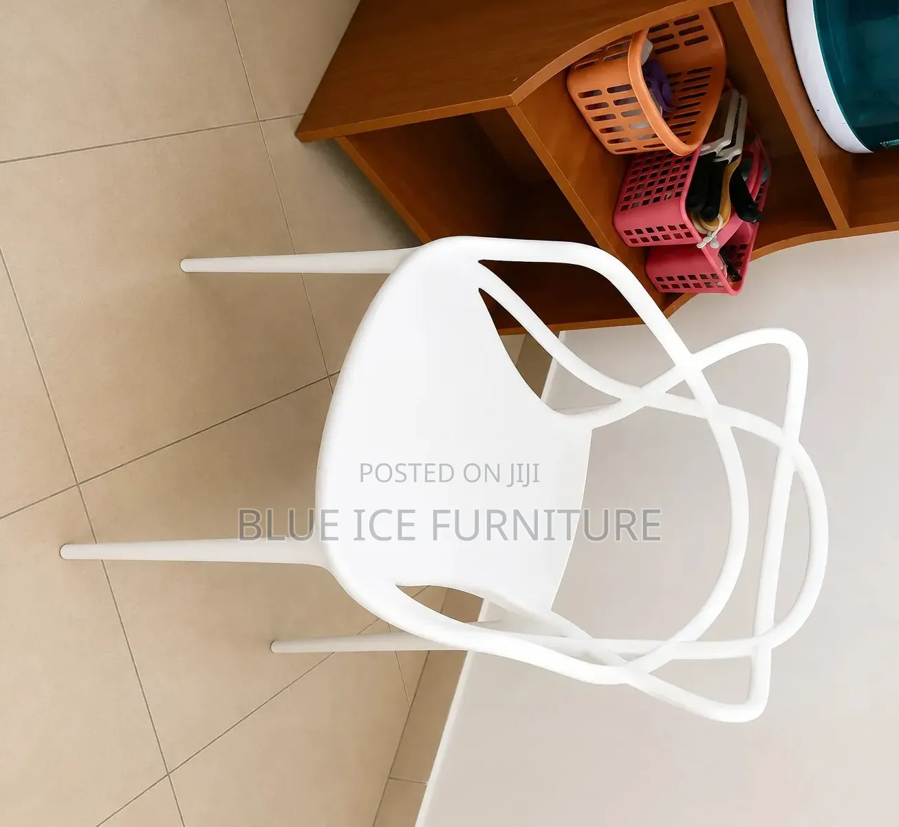 Modern Plastic White Dining Chair Restaurant Chair