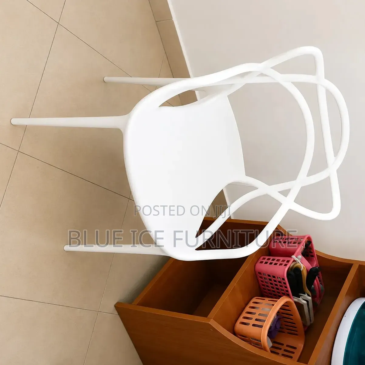 Modern Plastic White Dining Chair Restaurant Chair